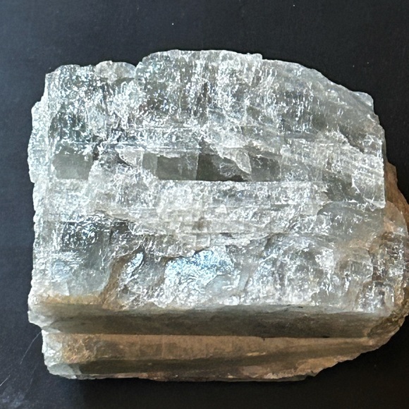 Natural Raw Crystal Stone Black and Blue Aquamarine From Brazil 575g Big Chunk - Picture 2 of 9